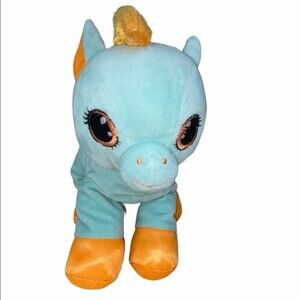 Hugfun blue unicorn plush